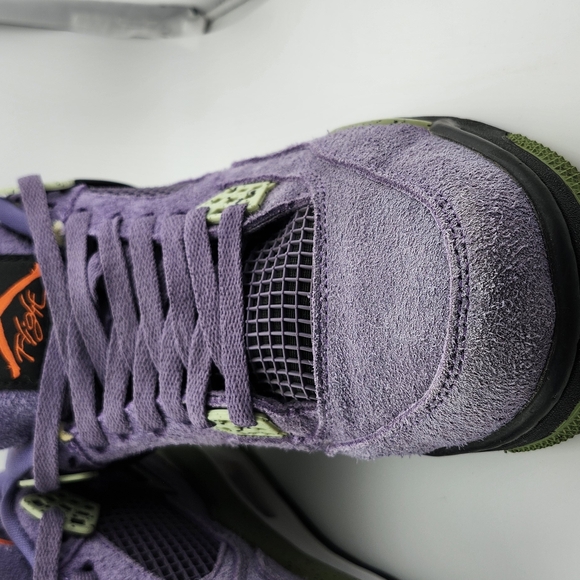Jordan Athletic Shoes in Purple and Green - Picture 10 of 16